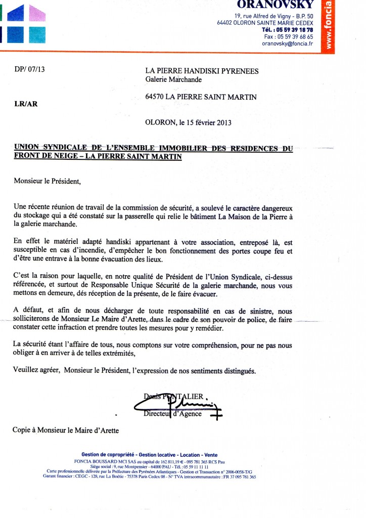 Foncia Union Syndicale 2013